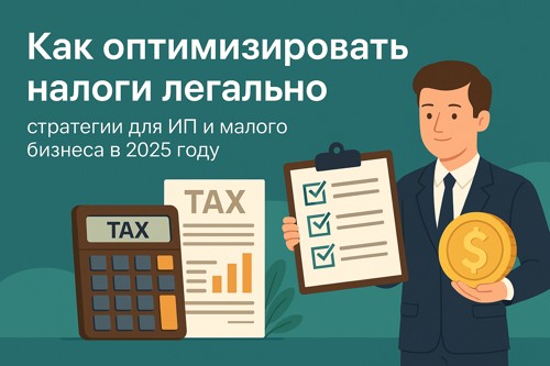 💼 Как оптимизировать налоги легально: стратегии для ИП и малого бизнеса в 2025 году