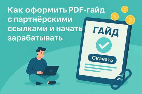 📘 Как оформить PDF-гайд с партнёрскими ссылками и начать зарабатывать