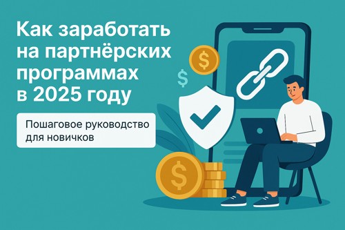 🤝 Как заработать на партнёрских программах в 2025 году — пошаговое руководство для новичков