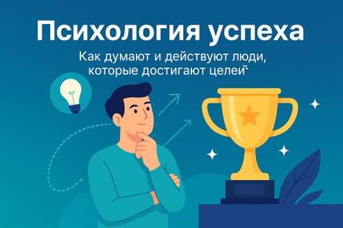 🧠 Психология успеха: как думают и действуют люди, которые действительно достигают целей