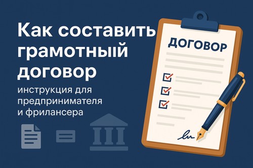 📑 Как составить грамотный договор: инструкция для предпринимателя и фрилансера