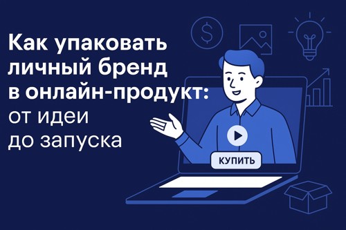 Как упаковать личный бренд в онлайн-продукт: от идеи до запуска