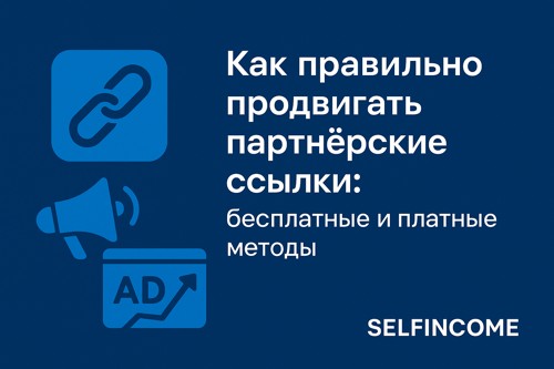 Как правильно продвигать партнёрские ссылки: бесплатные и платные методы