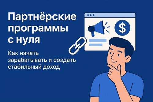 Партнёрские программы с нуля: как начать зарабатывать и создать стабильный доход