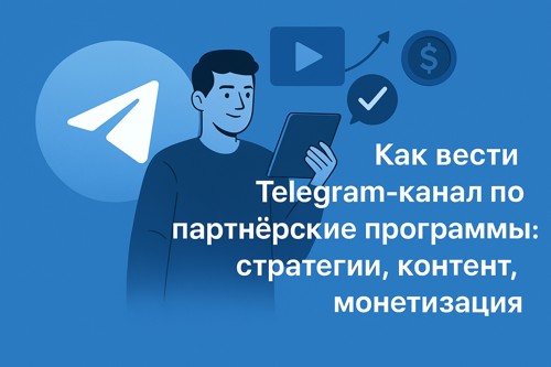 Как вести Telegram-канал под партнёрские программы: стратегии, контент, монетизация