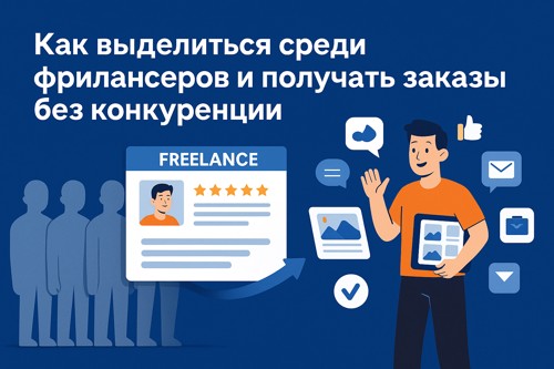 Как выделиться среди фрилансеров и получать заказы без конкуренции: стратегии 2025 года