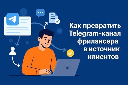 Как превратить Telegram-канал фрилансера в источник клиентов: стратегия 2025 года