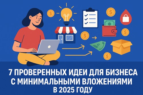 7 проверенных идей для бизнеса с минимальными вложениями в 2025 году