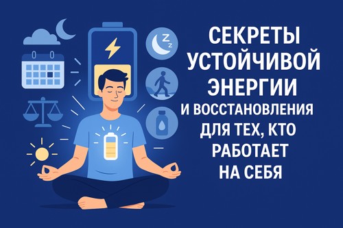 Секреты устойчивой энергии и восстановления для тех, кто работает на себя