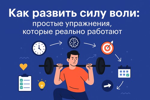 Как развить силу воли: простые упражнения, которые реально работают